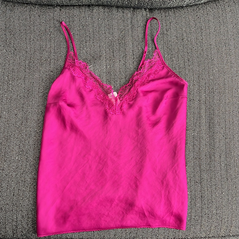 Victoria secret, Fuchsia, Lace Cami, XS.